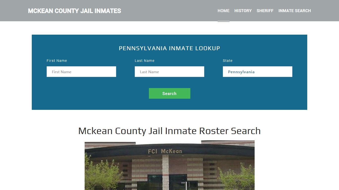 Mckean County Jail Inmate Roster Lookup, Smethport, PA